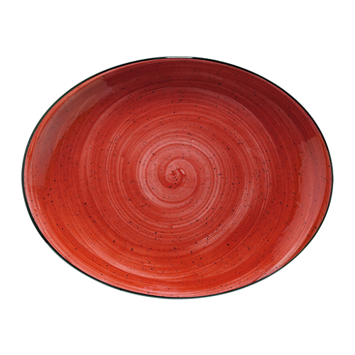 Bonna Porselen Passion Moove Oval Tabak 31*24 cm