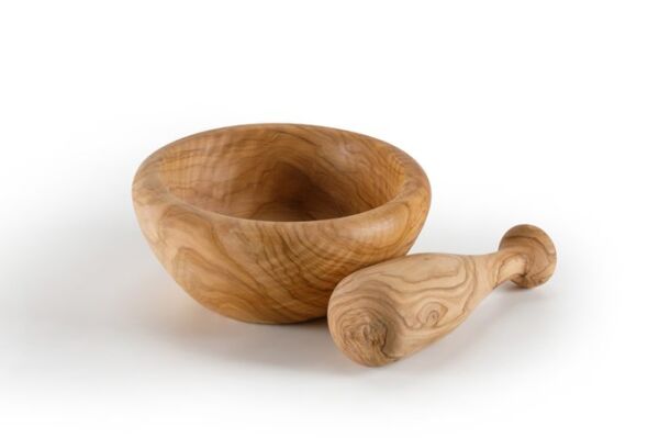 QURA Ahşap Havan / Zeytin / 2552