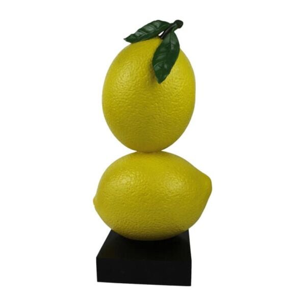 Biradlı Dekoratif 2'li Limon , 21x18x55 cm