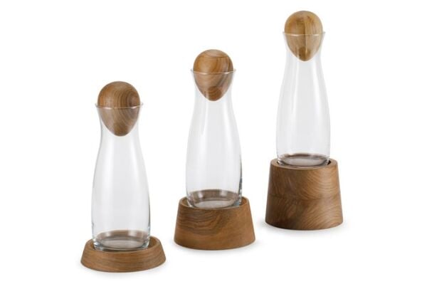 QURA Cam İçecek Sunum Ahşabı Yükselticisi / Kiraz / 3108