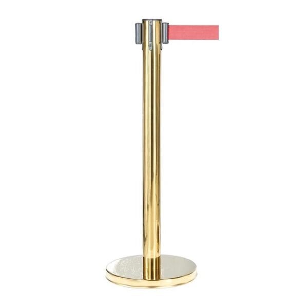 Biradlı Çelik Şerit Bariyer, 275x90 cm, Altın