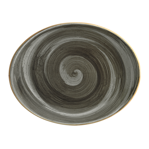 Bonna Porselen Space Moove Oval Tabak 36*28 cm