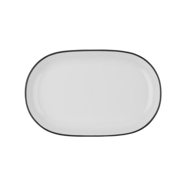 Modest Black Magnus Oval Kayık 33 cm *6