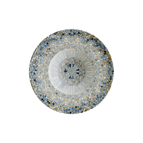 Bonna Porselen Luca Mozaik Çukur Tabak 28 cm 400 cc
