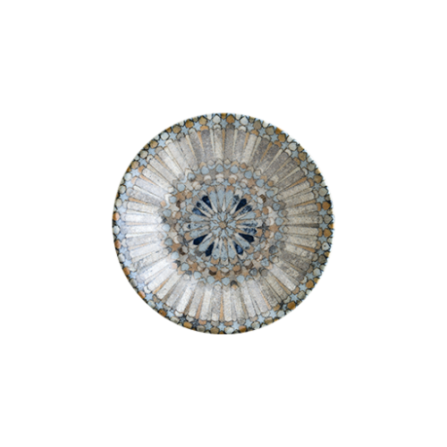 Bonna Porselen Luca Mozaik Rita Acem Çay Tabağı 11 cm