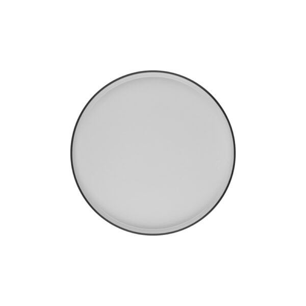 Modest Black Stolt Düz Tabak 21 cm *6