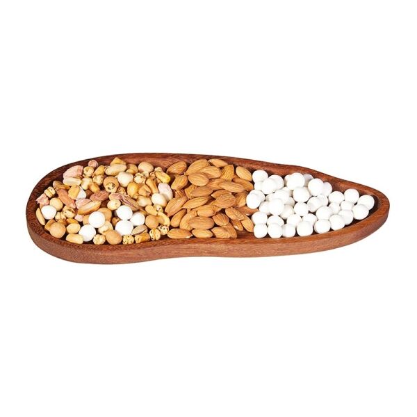 Biradlı Ahşap Çekirdek Çerezlik, 31.5x12 cm