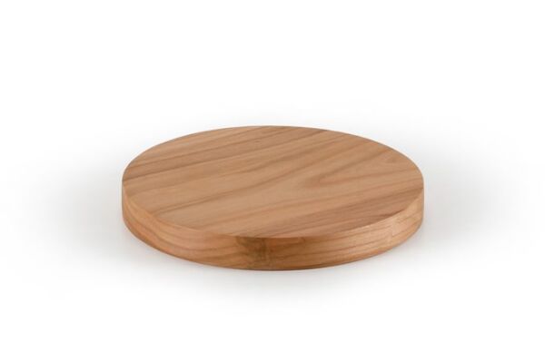 QURA Yükseltici Demir Üstü Sunum Ahşabı Bazası / İroko / 3096