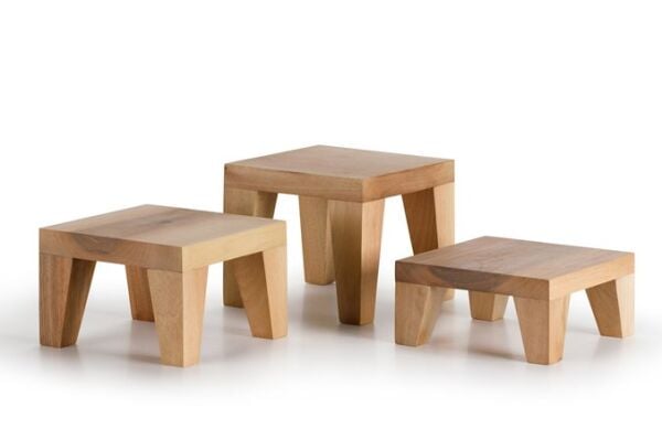 QURA Yükseltici Set Sunum Ahşabı / Ceviz / 3122