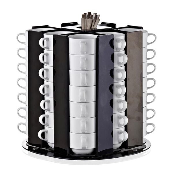 Biradlı Döner Fincan Standı, 56 Fincan Kapasiteli