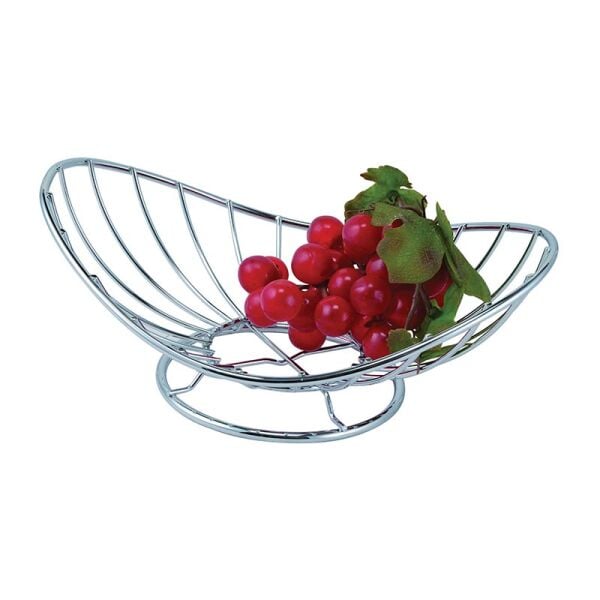 Biradlı Yayvan Tel Meyvelik, 35x24x11 cm