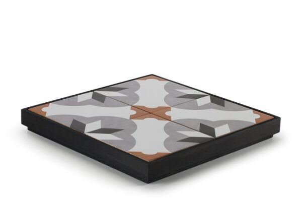 QURA Kasa Tipi Yükseltici Set ve Mermeri / Kayın / 3321