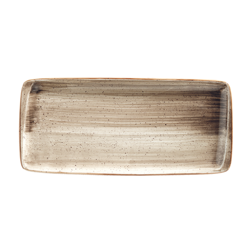 Bonna Porselen Terrain Moove Dikdörtgen Tabak 34*16 cm