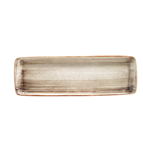 Bonna Porselen Terrain Moove Dikdörtgen Tabak 48*16 cm