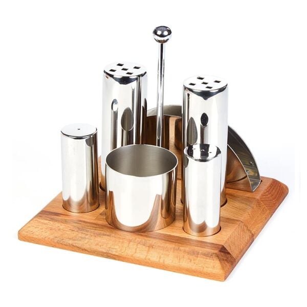 Biradlı Tuzluk ve Baharatlık Takımı, 6'lı