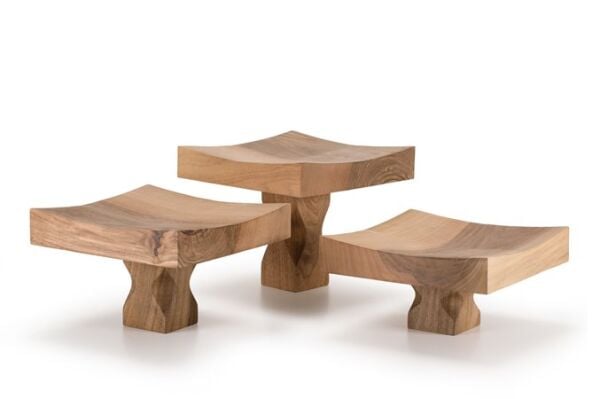 QURA Yükseltici Set Kek Standı / Ceviz / 3171