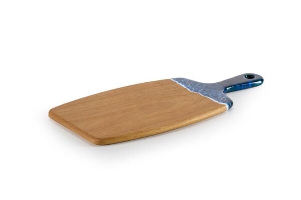 QURA Epoksi Ahşap Kesme Tahtası / İroko / 3204