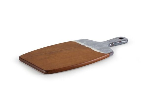 QURA Epoksi Ahşap Kesme Tahtası / İroko / 3205