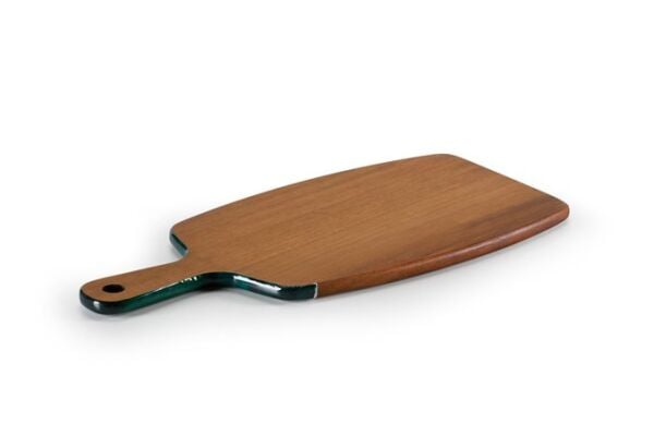 QURA Epoksi Ahşap Kesme Tahtası / İroko / 3206