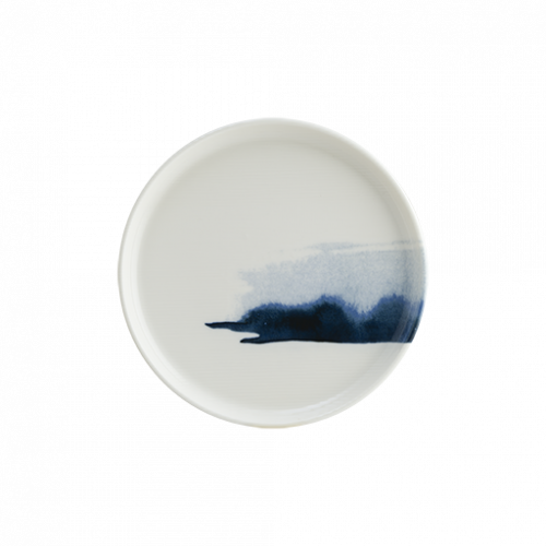 Bonna Porselen Mavi Dalga Hygge 22cm Düz Tabak