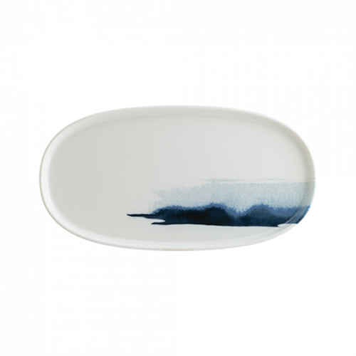 Bonna Porselen Mavi Dalga Hygge 30cm Oval Servis