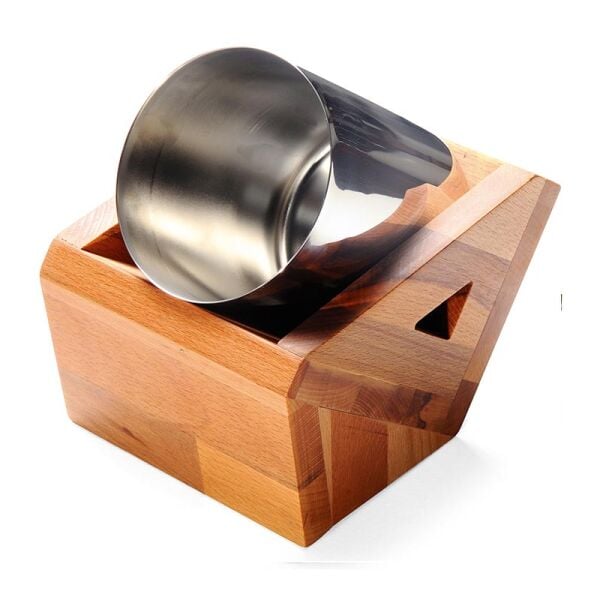 Biradlı Tekli Kaşık Standı, Ahşap Standlı