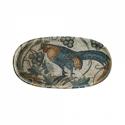 Bonna Porselen Mezopotamya Tavuk Hygge 30cm Oval Servis