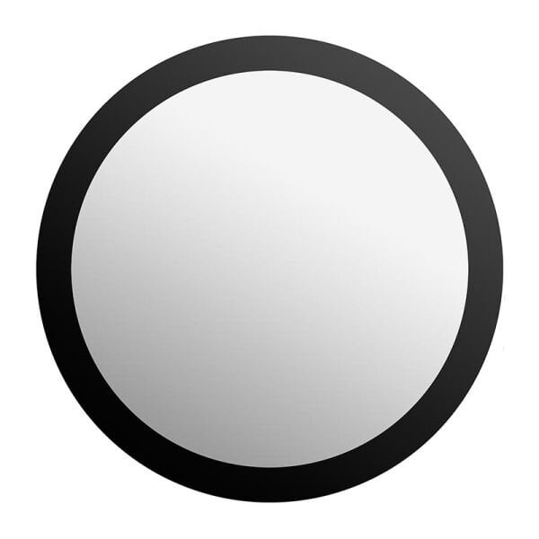 Biradlı Yuvarlak Aynalı Teşhir Standı, Pleksi, 40x40x5 cm