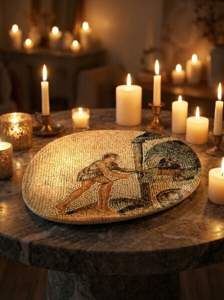 Bonna Mezopotamya Panadero Vago Düz Tabak 33 cm