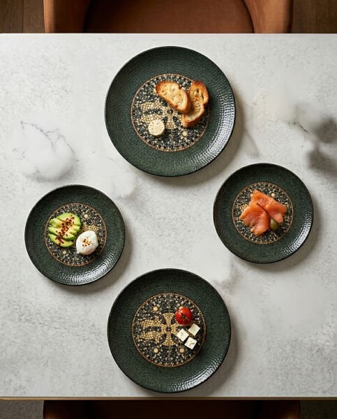 Bonna Mezopotamya Antrasit İkram Seti 2 Kişilik