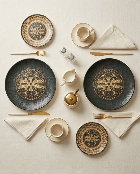 Bonna Mezopotamya Mozaik Mix Kahvaltı Seti 2 Kişilik