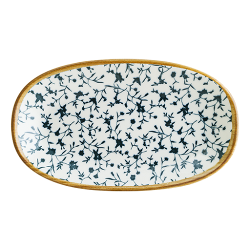 Bonna Porselen Calif Gourmet Oval Kayık Tabak 19x11 cm