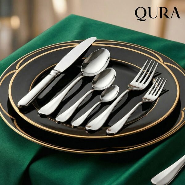 Qura Marina 60 Parça 12 Kişilik Çatal Kaşık Seti