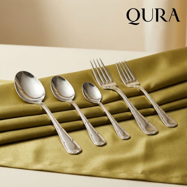 Qura Monaco 60 Parça 12 Kişilik Çatal Kaşık Seti