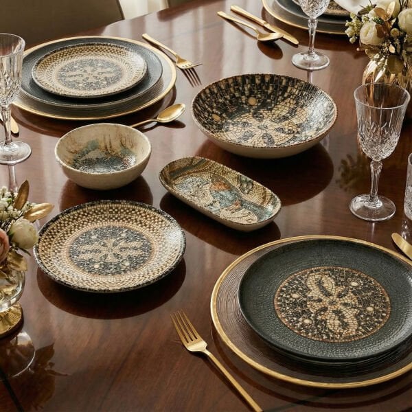 Bonna Mezopotamya Yemek Takımı 2 Kişilik