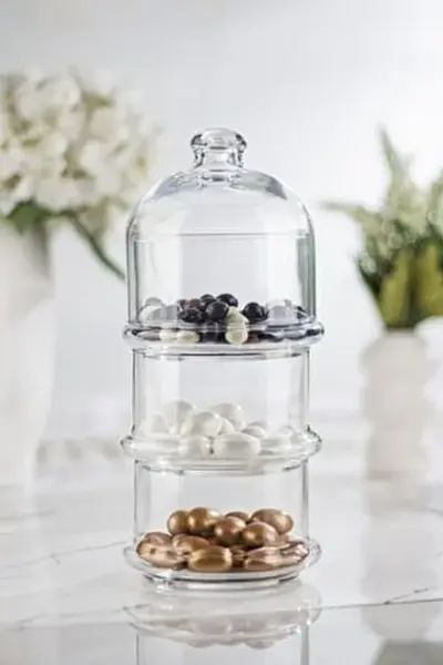 Paşabahçe Villa Patisserie 3 Katlı Kase Kurabiyelik