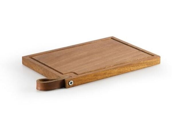 QURA Kesme Sunum Ahşabı / İroko / 3271