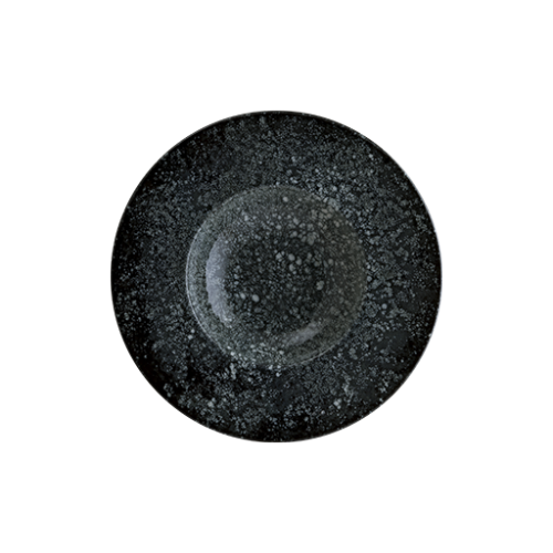 Bonna Porselen Cosmos Black Banquet Çukur Tabak 28 cm 400 cc