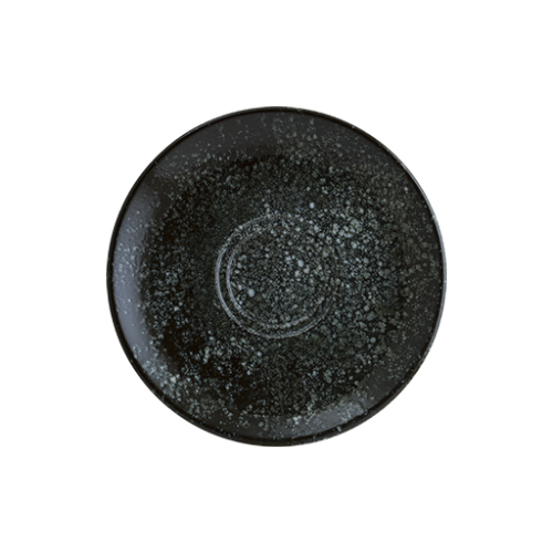 Bonna Porselen Cosmos Black Gourmet Kahve Fincan Tabağı 16 cm