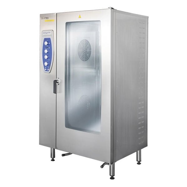 Konveksiyonlu Fırın Elektrikli 20xGN 2/1 Kızaklı-Kıt Arabalı