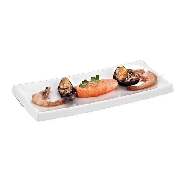 Biradlı Sushi Sunum Tepsisi, Melamin, 34x15x2 cm