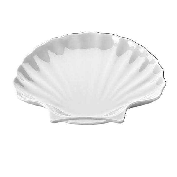 Biradlı İstiridye Sunum Tabağı, Melamin, 25.3x23.5x2.8 cm