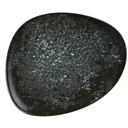 Bonna Porselen Cosmos Black Vago Düz Tabak 19 cm