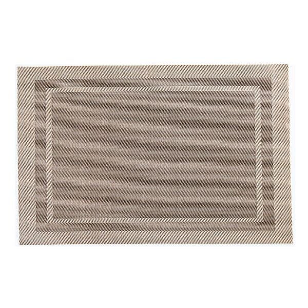 Biradlı PVC Amerikan Servis, 30x45 cm, Kahverengi