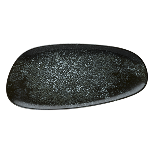 Bonna Porselen Cosmos Black Vago Dikdörtgen Tabak 36 cm