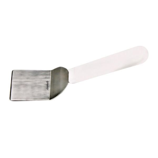 Biradlı Çelik Spatula, 10x6 cm