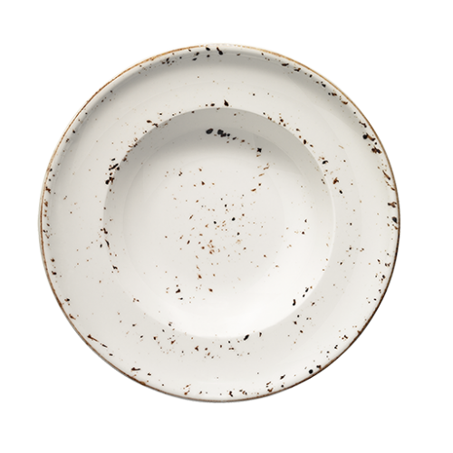 Bonna Porselen Grain Gourmet Çukur Tabak 24 cm 400 cc