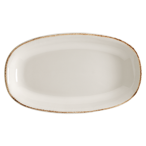 Bonna Porselen Retro Gourmet Oval Kayık Tabak 19*11 cm