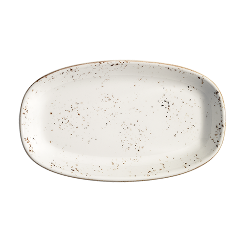 Bonna Porselen Grain Gourmet Oval Kayık Tabak 34*19 cm