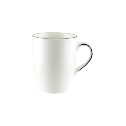 Bonna Porselen Retro Black Konik Kupa 330 cc